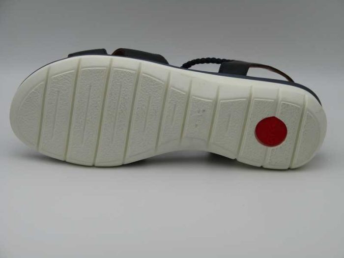 Sandalia 4 adornos, Ara - Azul Marino - Imagen 5