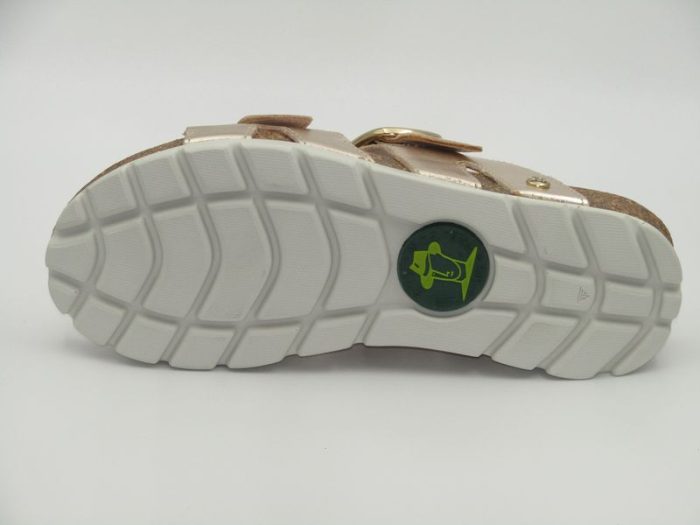 Zueco cuña media, Panama Jack - Oro - Imagen 5