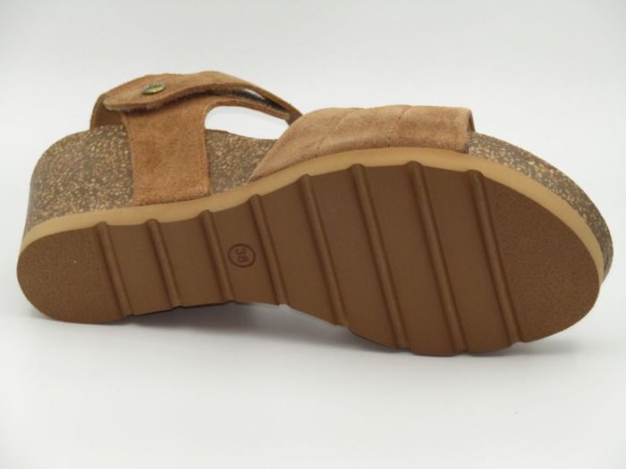 Sandalia cuña media, Panama Jack - Cuero - Imagen 5