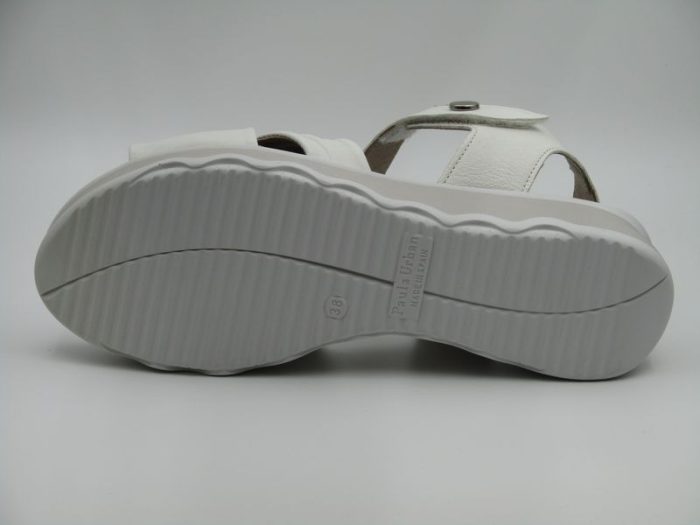 Sandalia tiras cruzadas, Paula Urban - Blanco - Imagen 5