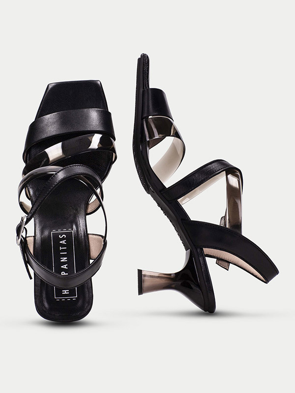 Sandalia de tacón Nicola, Hispanitas - Negro - Imagen 5