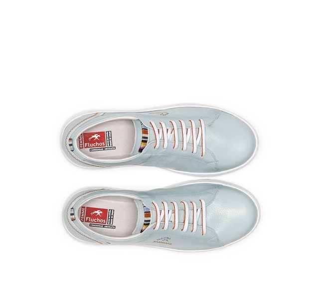 Zapato de cordones, Fluchos - Celeste - Imagen 5